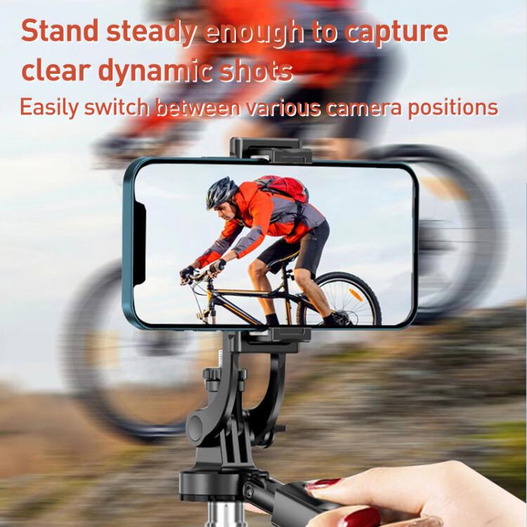 Lenovo Thinkplus H18B Flagship Stainless Steel Bluetooth Selfie Stick, 1.8m