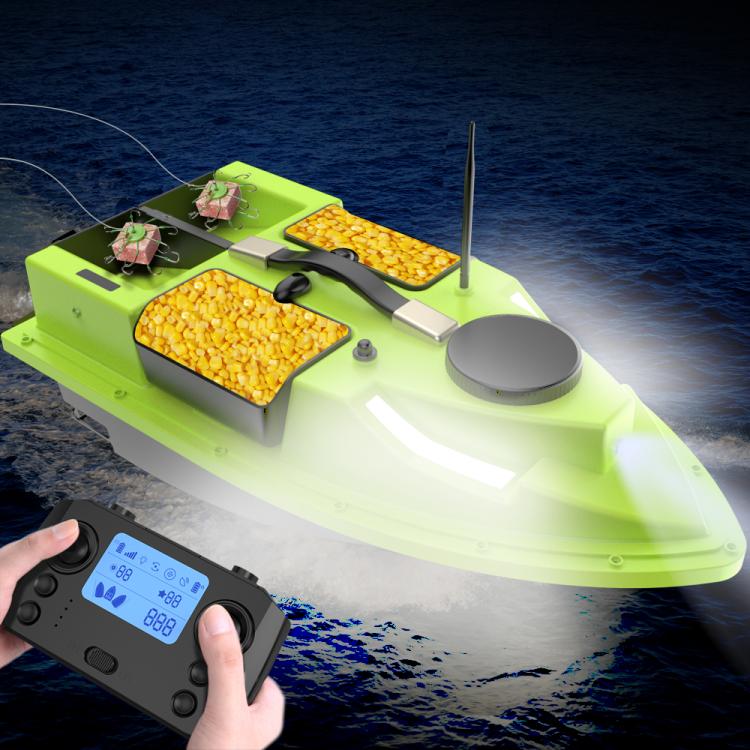D19 Smart Control Fishing Bait Boat Support GPS Positioning with Light Strip, US Plug, EU Plug, UK Plug