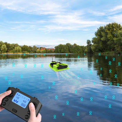 D19 Smart Control Fishing Bait Boat Support GPS Positioning with Light Strip, US Plug, EU Plug, UK Plug