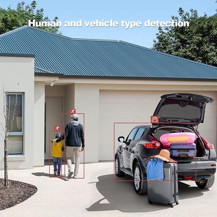 SriHome SH055 8MP HD Multi-lens 5X Optical Zoom Lens Panoramic PTZ Dome Camera, SH055