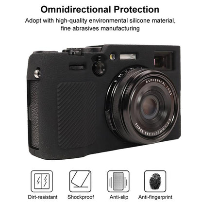 Litchi Texture Soft Silicone Protective Case, For FUJIFILM X100VI