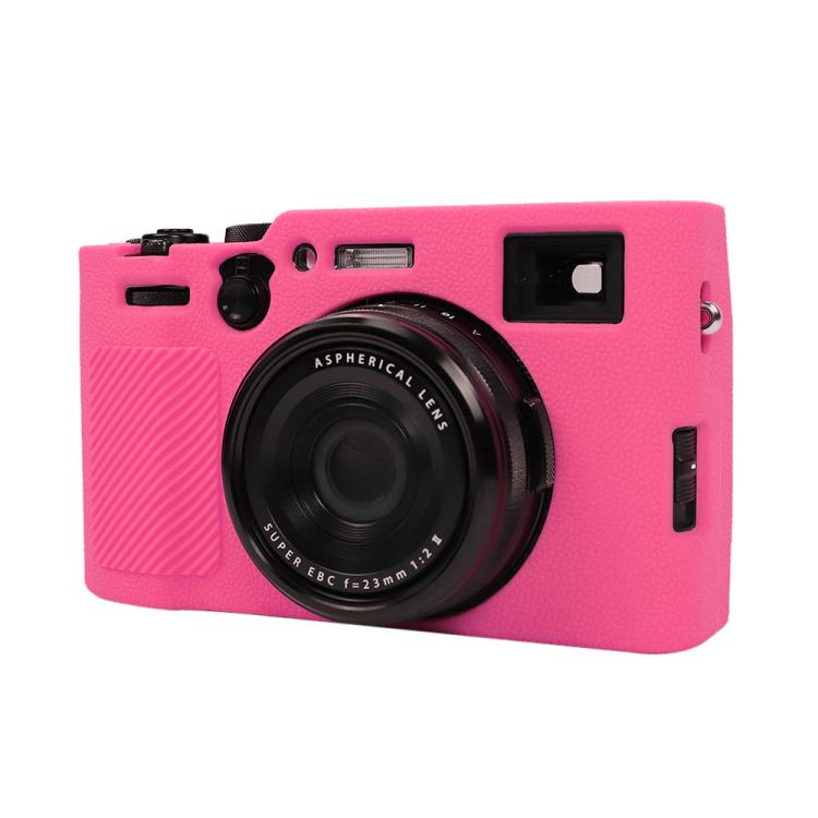 Litchi Texture Soft Silicone Protective Case, For FUJIFILM X100VI