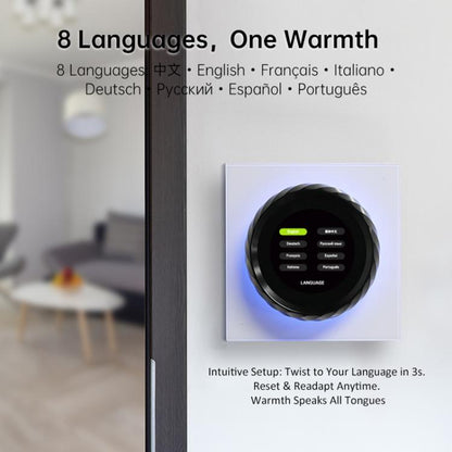1.6 inch TFT Color Screen WiFi Smart hreaded Knob Thermostat, BHT-2007-P16-GALW Water Heating, BHT-2007-P16-GBLW Electric Heating, BHT-2007-P16-GCLW Boiler Heating