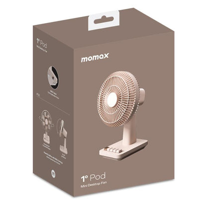 MOMAX IF20 Mini Soft Wind Desktop Electric Fan, IF20L2