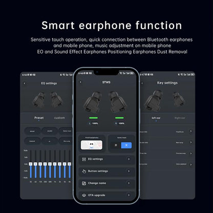Q10 Dual-mode Bluetooth Headphones Smart Watch,1.52 inch, Support Bluetooth Call / Heart Rate, Q10