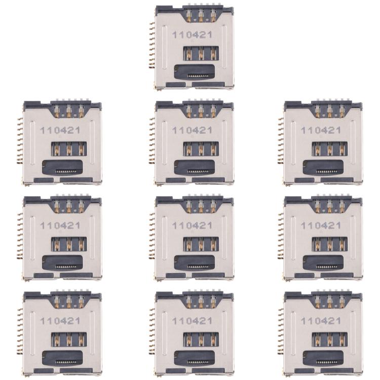 10pcs Original SIM Card Reader, For Galaxy S24 Ultra SM-S928, For Galaxy S24+ SM-S928, For Galaxy S24 SM-S921, For Galaxy S23 Ultra 5G SM-S918, For Galaxy S23+ 5G SM-S916, For Galaxy S23 5G SM-S911, For Galaxy S22 Ultra 5G SM-S908...