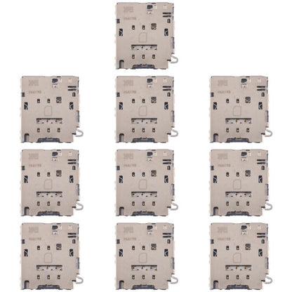 10pcs Original SIM Card Reader, For Galaxy S24 Ultra SM-S928, For Galaxy S24+ SM-S928, For Galaxy S24 SM-S921, For Galaxy S23 Ultra 5G SM-S918, For Galaxy S23+ 5G SM-S916, For Galaxy S23 5G SM-S911, For Galaxy S22 Ultra 5G SM-S908...