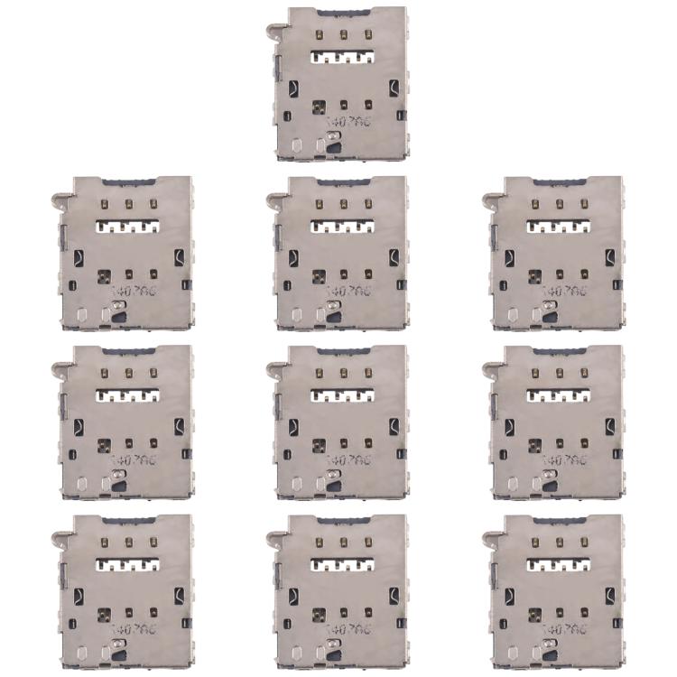 10pcs Original SIM Card Reader, For Galaxy S24 Ultra SM-S928, For Galaxy S24+ SM-S928, For Galaxy S24 SM-S921, For Galaxy S23 Ultra 5G SM-S918, For Galaxy S23+ 5G SM-S916, For Galaxy S23 5G SM-S911, For Galaxy S22 Ultra 5G SM-S908...