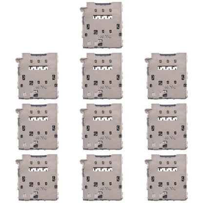 10pcs Original SIM Card Reader, For Galaxy S24 Ultra SM-S928, For Galaxy S24+ SM-S928, For Galaxy S24 SM-S921, For Galaxy S23 Ultra 5G SM-S918, For Galaxy S23+ 5G SM-S916, For Galaxy S23 5G SM-S911, For Galaxy S22 Ultra 5G SM-S908...