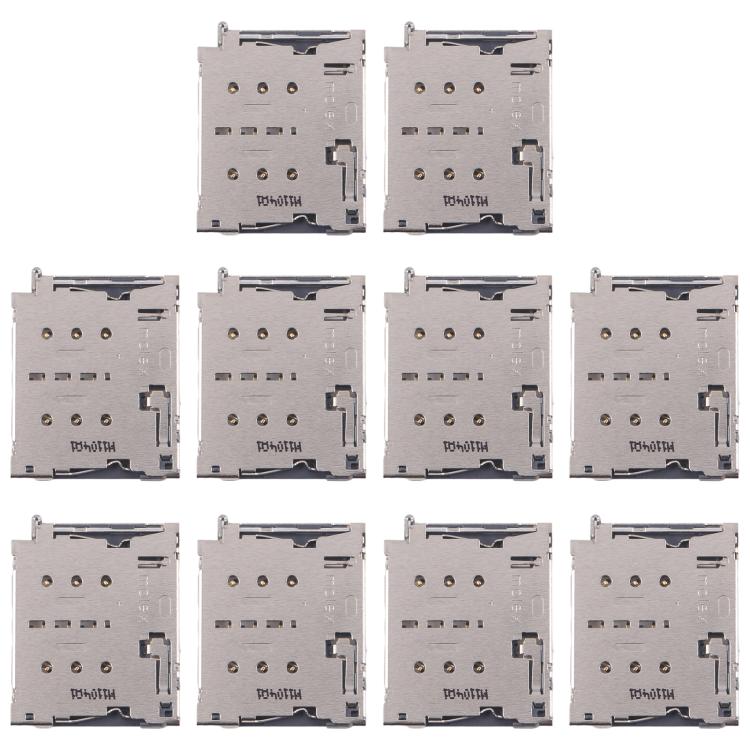 10pcs Original SIM Card Reader, For Galaxy S24 Ultra SM-S928, For Galaxy S24+ SM-S928, For Galaxy S24 SM-S921, For Galaxy S23 Ultra 5G SM-S918, For Galaxy S23+ 5G SM-S916, For Galaxy S23 5G SM-S911, For Galaxy S22 Ultra 5G SM-S908...