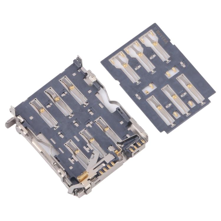 10pcs Original SIM Card Reader, For Galaxy S24 Ultra SM-S928, For Galaxy S24+ SM-S928, For Galaxy S24 SM-S921, For Galaxy S23 Ultra 5G SM-S918, For Galaxy S23+ 5G SM-S916, For Galaxy S23 5G SM-S911, For Galaxy S22 Ultra 5G SM-S908...