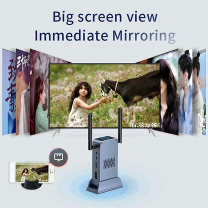 G52+R18 Smart HD Wireless Extender System Screen Mirroring Transmitter Receiver, G52+R18
