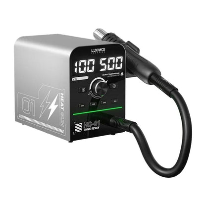 Luowei HG-01 800W Intelligent Digital Hot Air Gun BGA Desoldering Rework Station, HG-01 US Plug