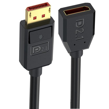 52Gbps 16K 30Hz DisplayPort Extension Adapter Cable, Length: 15cm, DP2.1 Male to DP2.1 Female Straight, DP2.1 Male to DP2.1 Female Upper Elbow, DP2.1 Male to DP2.1 Female Down Elbow, DP2.1 Male to DP2.1 Female Left Elbow...