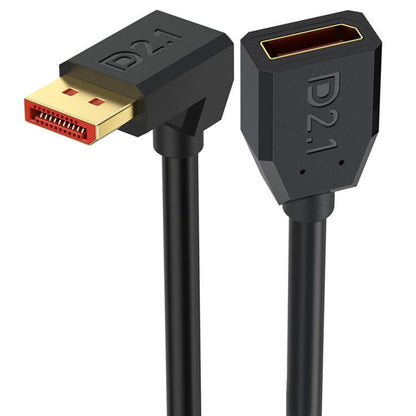 52Gbps 16K 30Hz DisplayPort Extension Adapter Cable, Length: 15cm, DP2.1 Male to DP2.1 Female Straight, DP2.1 Male to DP2.1 Female Upper Elbow, DP2.1 Male to DP2.1 Female Down Elbow, DP2.1 Male to DP2.1 Female Left Elbow...
