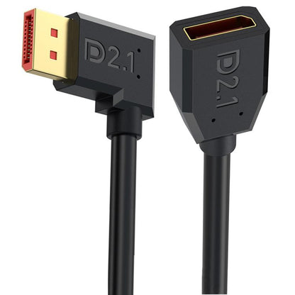 52Gbps 16K 30Hz DisplayPort Extension Adapter Cable, Length: 15cm, DP2.1 Male to DP2.1 Female Straight, DP2.1 Male to DP2.1 Female Upper Elbow, DP2.1 Male to DP2.1 Female Down Elbow, DP2.1 Male to DP2.1 Female Left Elbow...