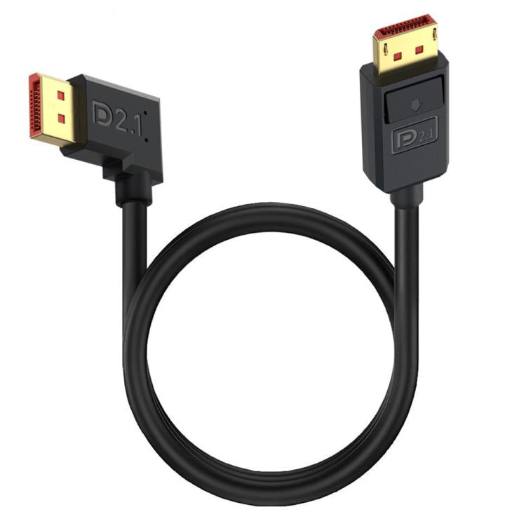 52Gbps 16K 30Hz DisplayPort Extension Adapter Cable, Length: 50cm, DP2.1 to DP2.1 Straight, DP2.1 to DP2.1 Upper Elbow, DP2.1 to DP2.1 Down Elbow, DP2.1 to DP2.1 Left Elbow, DP2.1 to DP2.1 Right Elbow