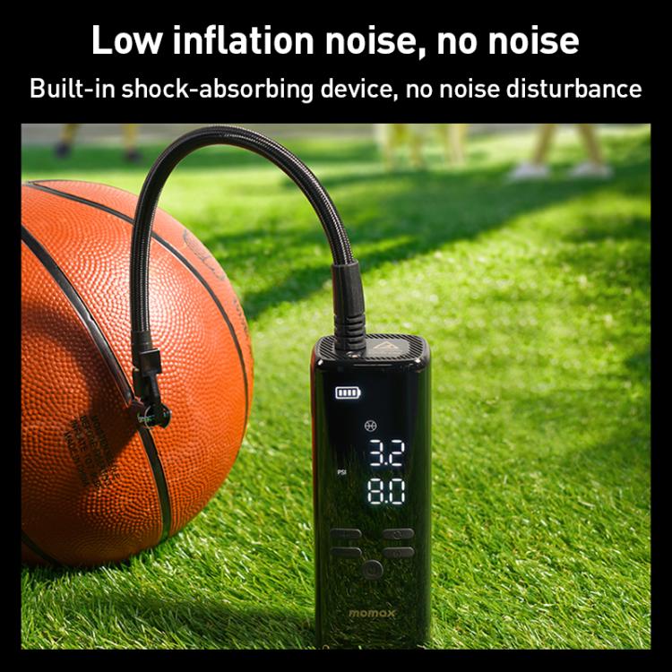 MOMAX CR16D 1-Move Support Car Digital Display Portable Smart Electric Wireless Air Pump