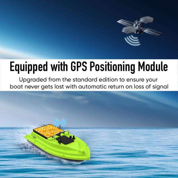 D26 Smart Control Fishing Bait Boat Support GPS Positioning Built-in Light Strip, US Plug, EU Plug, UK Plug