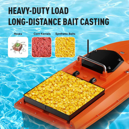 D80 High Power Smart Remote Control Fishing Bait Boat Support Trawling, EU Plug, US Plug, UK Plug
