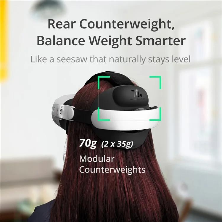 BOBOVR E3 For Meta Quest 3S / Quest 3 VR Ergonomic Head Strap, E3