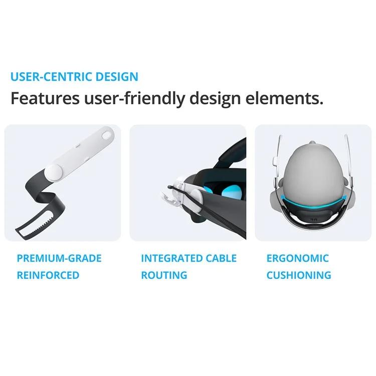 BOBOVR E3 For Meta Quest 3S / Quest 3 VR Ergonomic Head Strap, E3