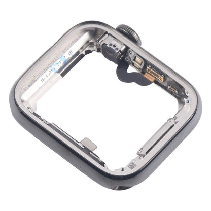 Graphite Steel Middle Frame Bezel Plate with Crown Spin Axis Flex Cable, For Apple Watch Series 5 44mm LTE, For Apple Watch Series 5 40mm LTE, For Apple Watch Series 4 44mm LTE, For Apple Watch Series 4 40mm LTE