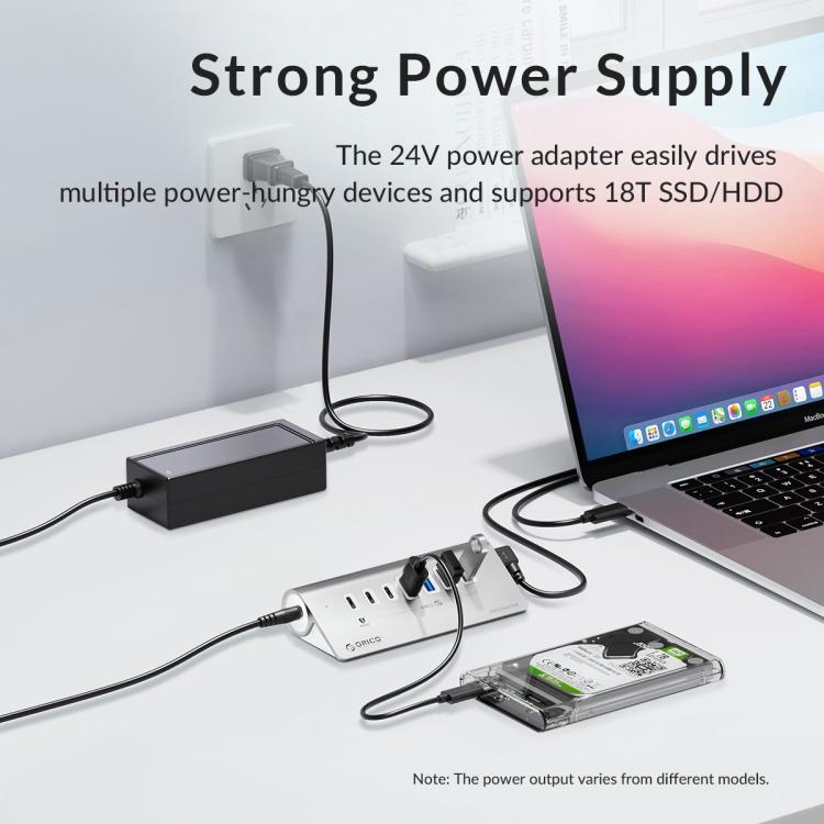 ORICO M3CU2-G2 4 in 1 Type-C to Dual USB and Dual Type-C Port Docking Hub, M3CU2-G2