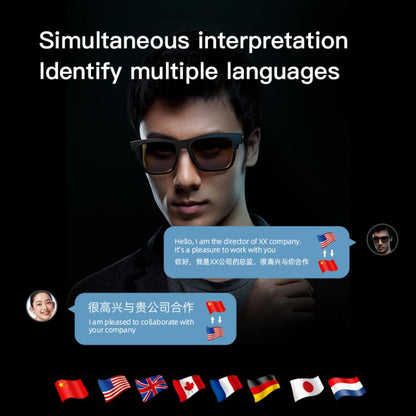 E10 Pro Smart Audio Bluetooth Glasses, Style: AI Translation, AI Translation