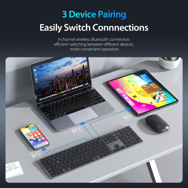 DUX DUCIS LK Series Portable Universal Wireless Keyboard, LK Series
