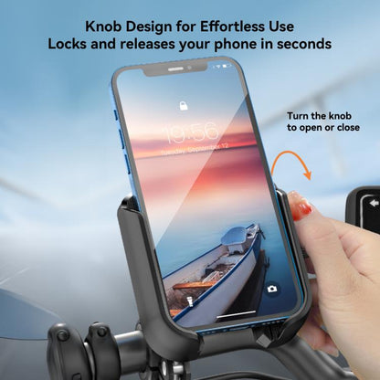 JOYROOM JR-ZS431 360 Rotation Dual Safety lock Bike Phone Mount, JR-ZS431