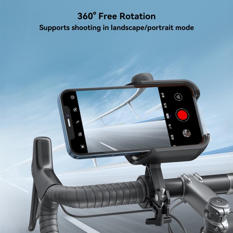 JOYROOM JR-ZS431 360 Rotation Dual Safety lock Bike Phone Mount, JR-ZS431