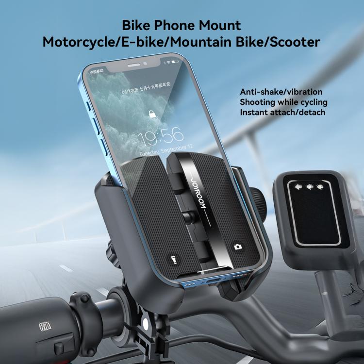 JOYROOM JR-ZS431 360 Rotation Dual Safety lock Bike Phone Mount, JR-ZS431