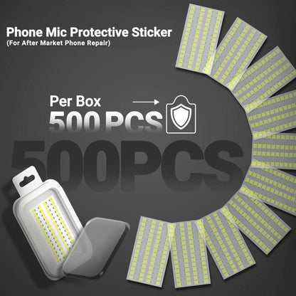 2UUL DA32 500 in 1 Phone Mic Protective Sticker, DA32