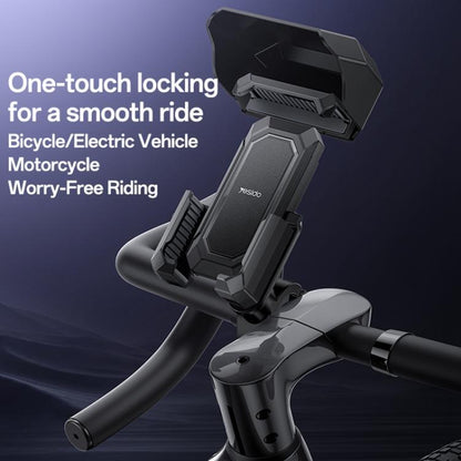 Yesido C331 360 Degree Adjustment Mechanical Locking Bicycle Phone Holder, C331