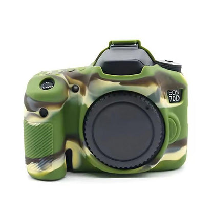 Soft Silicone Protective Case, For Canon EOS 70D