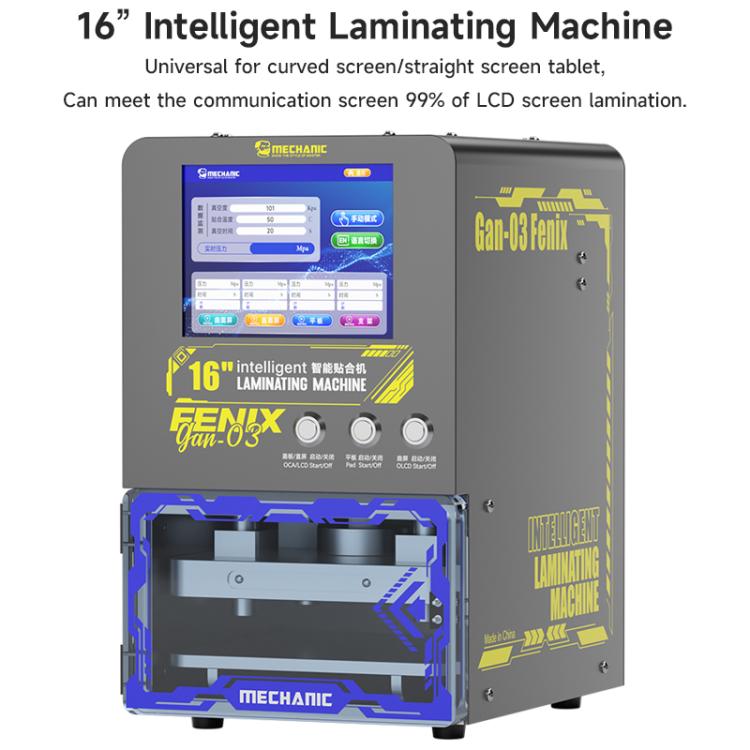 Mechanic GAN-03 Fenix 16-inch Intelligent Laminating Machine, US Plug, EU Plug