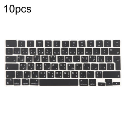 For MacBook A2681 A2941 A3113  A3114 10pcs UK Big Enter Version Keycaps, Arabic, French, Italy, German, Denmark, Sweden, Hungary, Spain, Norway, Russian, Portugal