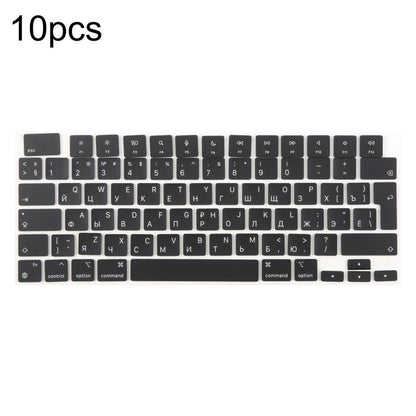 For MacBook A2681 A2941 A3113  A3114 10pcs UK Big Enter Version Keycaps, Arabic, French, Italy, German, Denmark, Sweden, Hungary, Spain, Norway, Russian, Portugal