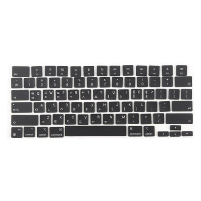 For MacBook A2681 A2941 A3113 A3114 US Small Enter Version Keycaps, Russian, Korean
