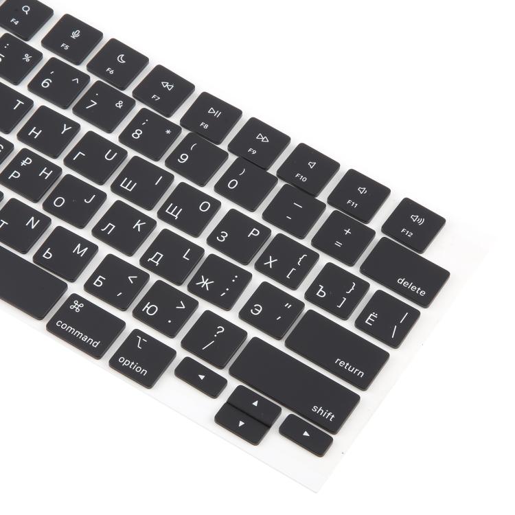 For MacBook A2442 A2485 A2779 A2780 A2991 A2992 A2918 10pcs US Small Enter Version Keycaps, Russian, Korean