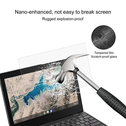 2pcs 9H 0.3mm Explosion-proof Tempered Glass Film, For Lenovo 100e Chromebook 2nd Gen 11.6, For Lenovo Yoga Pad Pro 14.5 inch, For Lenovo IdeaPad Slim 3 Gen10 14, For Lenovo IdeaPad Slim 5 Light 14, For Lenovo IdeaPad Slim 3 Gen8 15.6                  ...