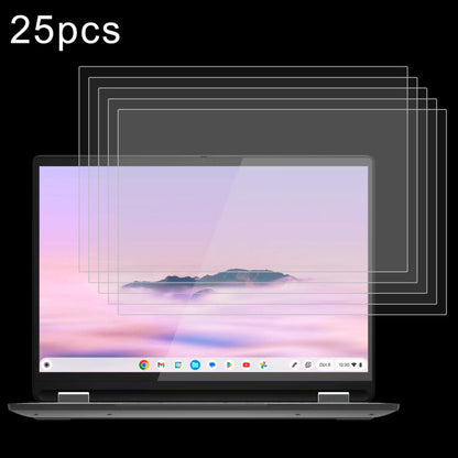 25pcs 9H 0.3mm Explosion-proof Tempered Glass Film, For Lenovo Yoga Pad Pro 14.5 inch, For Lenovo IdeaPad Slim 3 Gen10 14, For Lenovo IdeaPad Slim 5 Light 14, For Lenovo IdeaPad Slim 3 Gen8 15.6, For Lenovo Chromebook 100e 11.6...