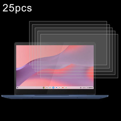 25pcs 9H 0.3mm Explosion-proof Tempered Glass Film, For Lenovo Yoga Pad Pro 14.5 inch, For Lenovo IdeaPad Slim 3 Gen10 14, For Lenovo IdeaPad Slim 5 Light 14, For Lenovo IdeaPad Slim 3 Gen8 15.6, For Lenovo Chromebook 100e 11.6...