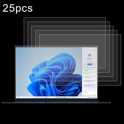 25pcs 9H 0.3mm Explosion-proof Tempered Glass Film, For ASUS Vivobook Go 14 / E1404FA 14, For ASUS Zenbook 14 OLED / UX3405MA 14, For ASUS TUF Gaming A15 FA507NVR 15.6, For ASUS Vivobook 15 M1502YA 15.6, For ASUS Vivobook Go 15 E1504FA 15.6...