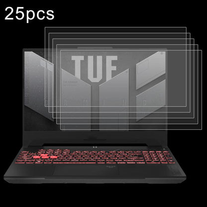 25pcs 9H 0.3mm Explosion-proof Tempered Glass Film, For ASUS Vivobook Go 14 / E1404FA 14, For ASUS Zenbook 14 OLED / UX3405MA 14, For ASUS TUF Gaming A15 FA507NVR 15.6, For ASUS Vivobook 15 M1502YA 15.6, For ASUS Vivobook Go 15 E1504FA 15.6...