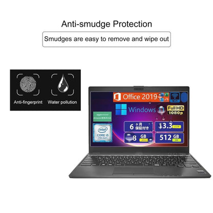2pcs 9H 0.3mm Explosion-proof Tempered Glass Film, For Fujitsu LIFEBOOK U938 13.3, For Fujitsu LIFEBOOK A577 15.6, For Fujitsu FMV Lite WA1 15.6