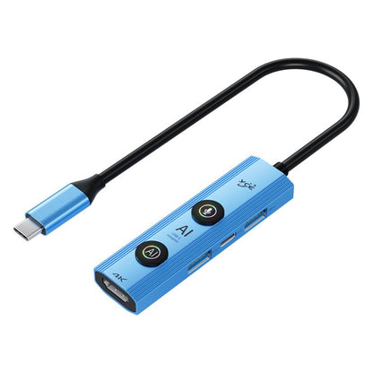 YCE V297 7 in 1 USB-C / Type-C HUB Adapter AI Docking Station Support 4K Output, V297