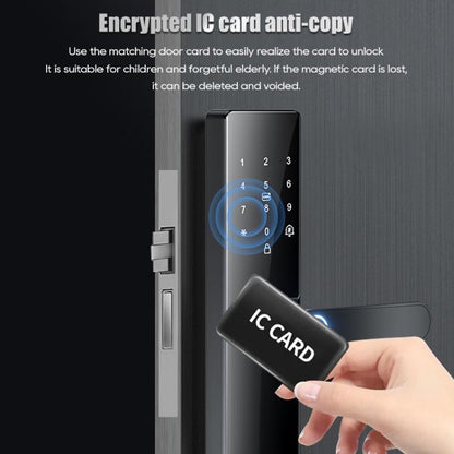 Z17 Tuya Smart WiFi Electronic Fingerprint Password Door Lock, 14.7cm, 16cm, 17cm, 18cm