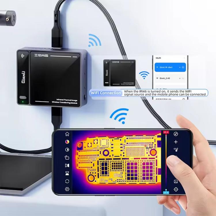 QianLi IRW6 Infrared Thermal Image Wireless Transferring Module Support Super Cam Series, QianLi IRW6